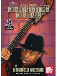 Tyrone Brown: Compositions for Bass (noty na kontrabas) (+audio)