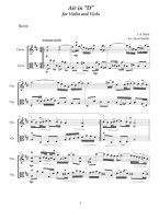 Wedding Music for Violin and Viola (noty na housle, violu)