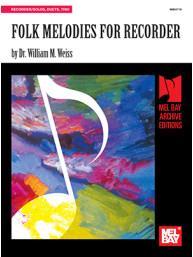 Folk Melodies For Recorder (noty na zobcovou flétnu)