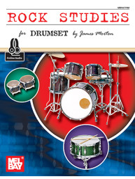 Rock Studies for Drumset (noty na bicí)(+audio)