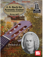 J.S. Bach for Acoustic Guitar (noty, tabulatury na kytaru) (+audio)