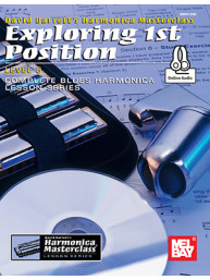 Complete Blues Harmonica Lesson Series: Exploring 1St Position, Level 3 (noty na harmoniku) (+audio)