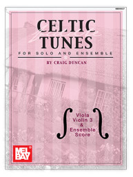 Celtic Fiddle Tunes For Solo and Ensemble - Viola, Violin 3 & Ensemble Score (noty na violu, housle, partitura)