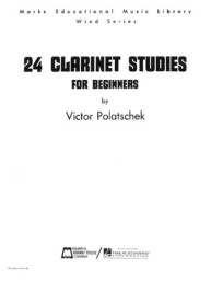 Victor Polatschek: 24 Clarinet Studies for Beginners (noty na klarinet)