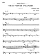 Ola Gjeilo: Across the Vast, Eternal Sky (noty pro smyčcový kvartet, klavír, smíšený sborový zpěv)