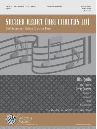 Ola Gjeilo: Sacred Heart (noty pro smyčcový kvartet)