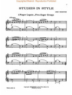 Studies in Style: 25 Tuneful Etudes in the Second Grade (noty na klavír)