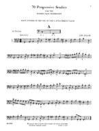 Lew Gillis: 70 Progressive Studies for the Modern Trombone (noty na pozoun)