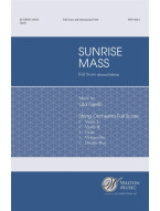 Ola Gjeilo: Sunrise Mass - SSAATTBB (noty na sborový zpěv, smyčcový kvartet, kontrabas)