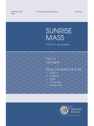 Ola Gjeilo: Sunrise Mass - SSAATTBB (noty na sborový zpěv, smyčcový kvartet, kontrabas)