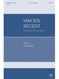 Ola Gjeilo: Iam Sol Recedit - SATB (noty na sborový zpěv, klavír, hoboj) - SADA 5 ks