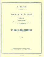 Auguste Samie: 60 Studies for Violin - Melodic Studies (noty na housle)
