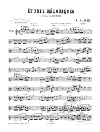 Auguste Samie: 60 Studies for Violin - Melodic Studies (noty na housle)