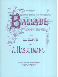 Alphonse Hasselmans: Ballade for Harp (noty na harfu)