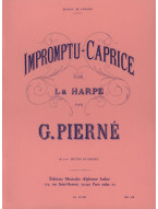 Gabriel Pierné: Impromptu-Caprice for Harp (noty na harfu)