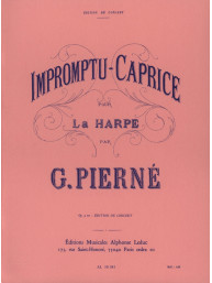 Gabriel Pierné: Impromptu-Caprice for Harp (noty na harfu)