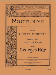 Georges Hüe: Nocturne For Flute And Orchestra (noty na příčnou flétnu, klavír)
