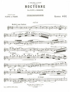 Georges Hüe: Nocturne For Flute And Orchestra (noty na příčnou flétnu, klavír)