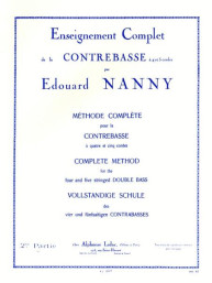 Edouard Nanny: Complete Method For 4 and 5 Stringed Double Bass 2 (noty na kontrabas)