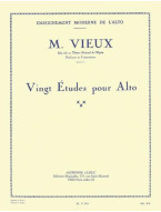 Maurice Vieux: 20 Studies for Viola (noty na violu)