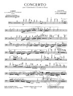 W.A. Mozart: Concerto For Bassoon (noty na kontrabas, klavír)