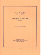 Jacques Ibert: 6 Pieces For Harp No.2 - Scherzetto (noty na harfu)