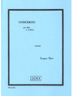 Jacques Ibert: Concerto For Flute And Orchestra (noty na příčnou flétnu, klavír)