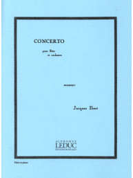 Jacques Ibert: Concerto For Flute And Orchestra (noty na příčnou flétnu, klavír)
