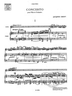 Jacques Ibert: Concerto For Flute And Orchestra (noty na příčnou flétnu, klavír)