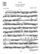 Jacques Ibert: Concerto For Flute And Orchestra (noty na příčnou flétnu, klavír)