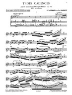 W.A. Mozart: 3 Cadenzas For Concerto KV 314 (noty na příčnou flétnu)