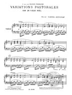 Marcel Samuel-Rousseau: Variations Pastorales Sur Un Vieux - Noel For Harp (noty na harfu)