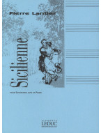 Pierre Lantier: Sicilienne (noty na altsaxofon, klavír)