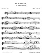 Pierre Lantier: Sicilienne (noty na altsaxofon, klavír)