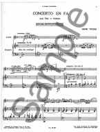 Henri Tomasi: Concerto (noty na příčnou flétnu, klavír)