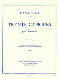 Ernesto Cavallini: 30 Caprices 2 (noty na klarinet)