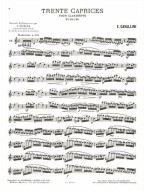 Ernesto Cavallini: 30 Caprices 2 (noty na klarinet)