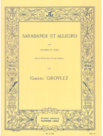 Gabriel Grovlez: Sarabande et Allegro (noty na hoboj, klavír)