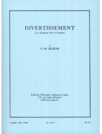 Pierre-Max Dubois: Divertissement (noty na altsaxofon, klavír)