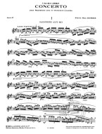 Henri Tomasi: Concerto (noty na klarinet)