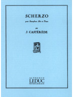 Jacques Casterede: Scherzo (noty na altsaxofon, klavír)