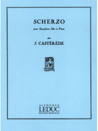 Jacques Casterede: Scherzo (noty na altsaxofon, klavír)