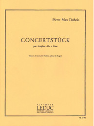 Pierre-Max Dubois: Concertstück (noty na altsaxofon, klavír)