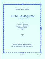 Pierre-Max Dubois: Suite Française (noty na saxofon)