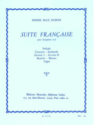 Pierre-Max Dubois: Suite Française (noty na saxofon)