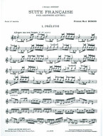 Pierre-Max Dubois: Suite Française (noty na saxofon)