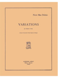 Pierre-Max Dubois: Variations (noty na hoboj, klavír)