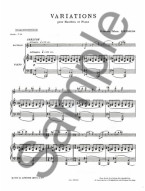 Pierre-Max Dubois: Variations (noty na hoboj, klavír)