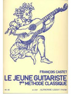 François Castet: Le Jeune Guitariste, Method for Beginners (noty na kytaru)