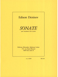 Edison Denisov: Sonata (noty na altsaxofon, klavír)